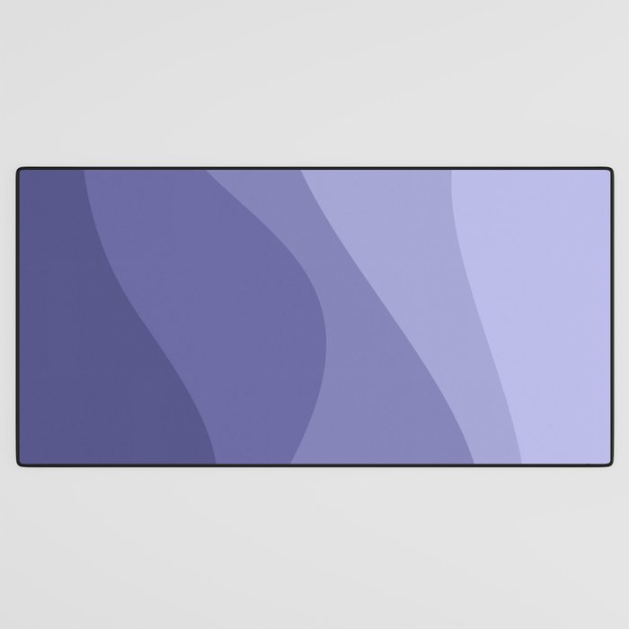 Abstract Color Waves Very Peri Desk Mat Gallery Image 3
