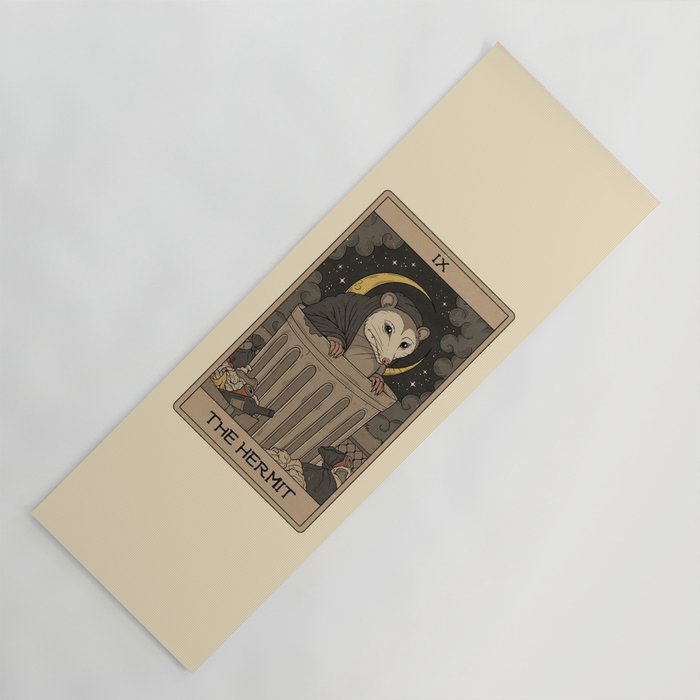 The Hermit - Possum Tarot Yoga Mat Gallery Image 1