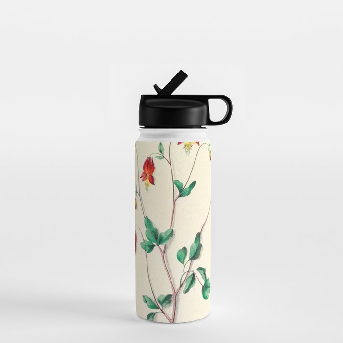  Wild Columbine by Clarissa Munger Badger, 1859 (benefitting The Nature Conservancy) Water Bottle Gallery Image 1