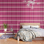 Tartan Plaid - Peppermint Pink Wallpaper Gallery Image 3