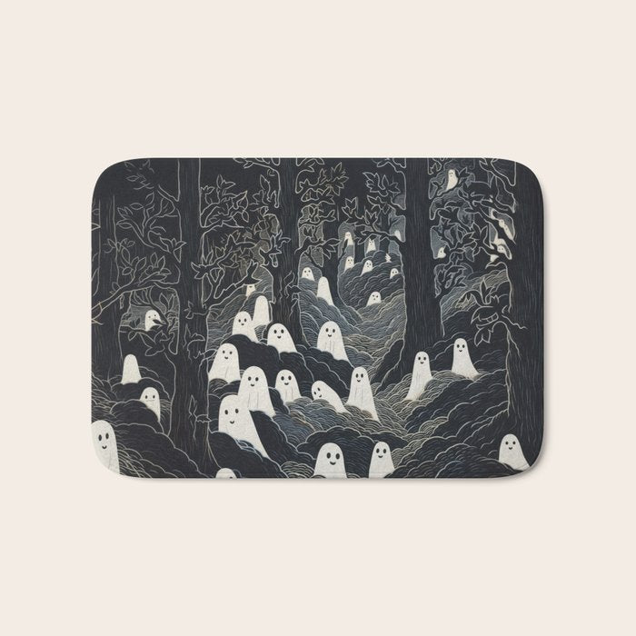 Ghost Forest Bath Mat Gallery Image 1