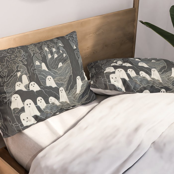 Ghost Forest Pillow Sham Gallery Image 2