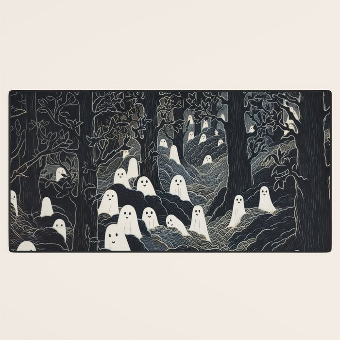 Ghost Forest Desk Mat Gallery Image 3