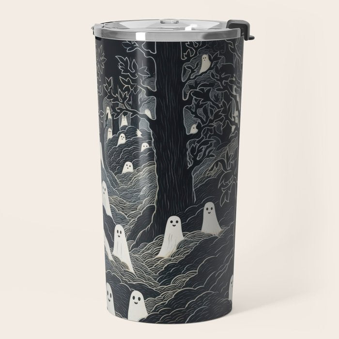 Ghost Forest Travel Mug Gallery Image 2