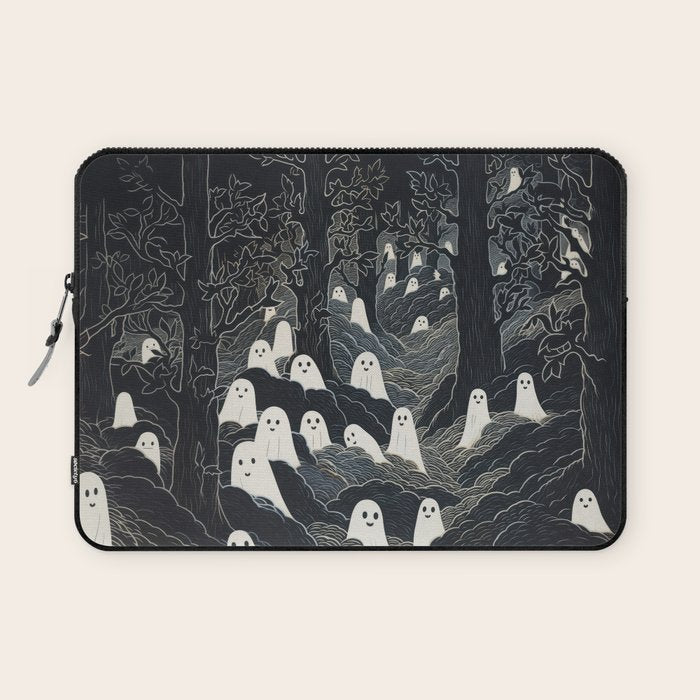 Ghost Forest Laptop Sleeve Gallery Image 1