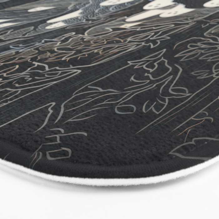 Ghost Forest Bath Mat Gallery Image 3