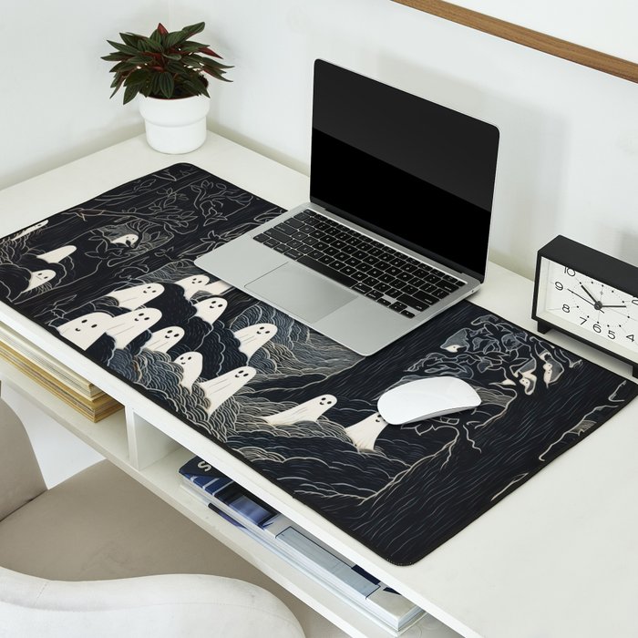 Ghost Forest Desk Mat Gallery Image 2