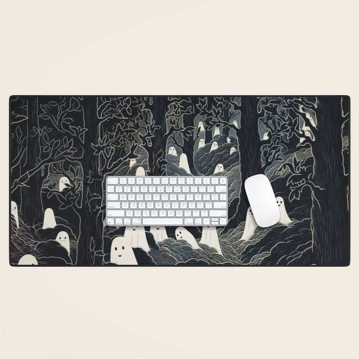 Ghost Forest Desk Mat Gallery Image 1