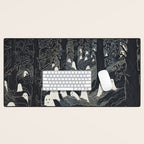 Ghost Forest Desk Mat Gallery Image 1