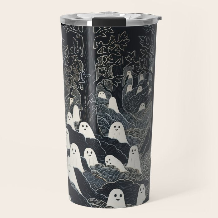 Ghost Forest Travel Mug Gallery Image 1