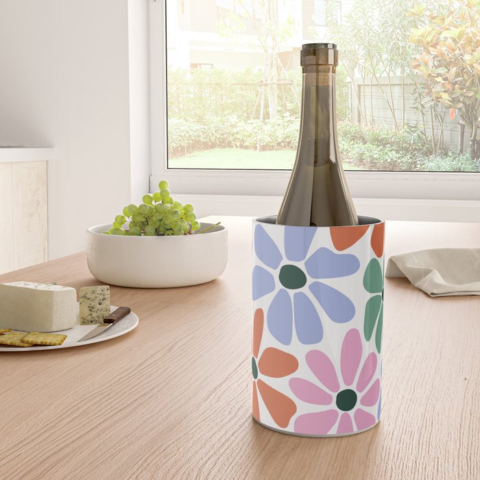 Christmas Retro Floral  Wine Chiller Gallery Image 4