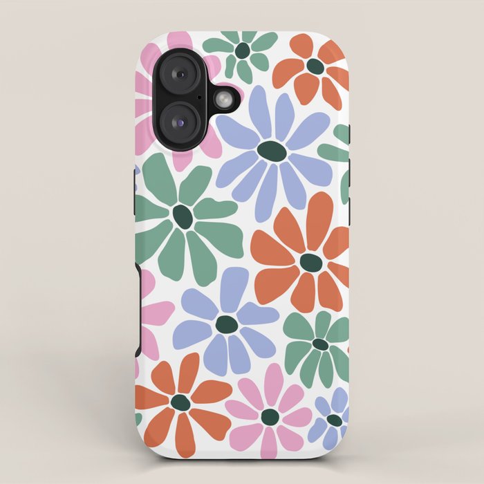 Christmas Retro Floral  iPhone Case Gallery Image 1