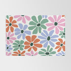 Christmas Retro Floral  Rug Gallery Image 2
