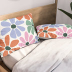 Christmas Retro Floral  Pillow Sham Gallery Image 2