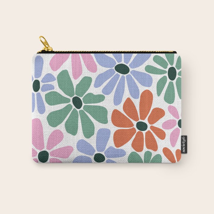 Christmas Retro Floral  Carry All Pouch Gallery Image 1