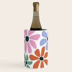 Christmas Retro Floral  Wine Chiller Gallery Image 2