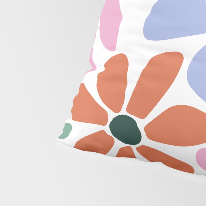 Christmas Retro Floral  Pillow Sham Gallery Image 4