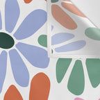 Christmas Retro Floral  Wall Tapestry Gallery Image 3