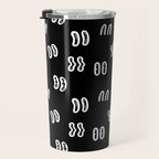 Vintage eye cartoon pattern Travel Mug Gallery Image 3