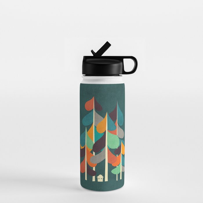Cabin in the woods Water Bottle Gallery Image 1