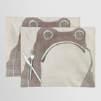 Matsumoto Hoji Grumpy Frog (1814) Placemat Gallery Image 1