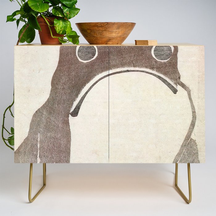 Matsumoto Hoji Grumpy Frog (1814) Credenza Gallery Image 1