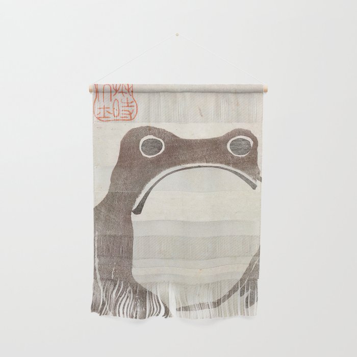 Matsumoto Hoji Grumpy Frog (1814) Wall Hanging Gallery Image 1