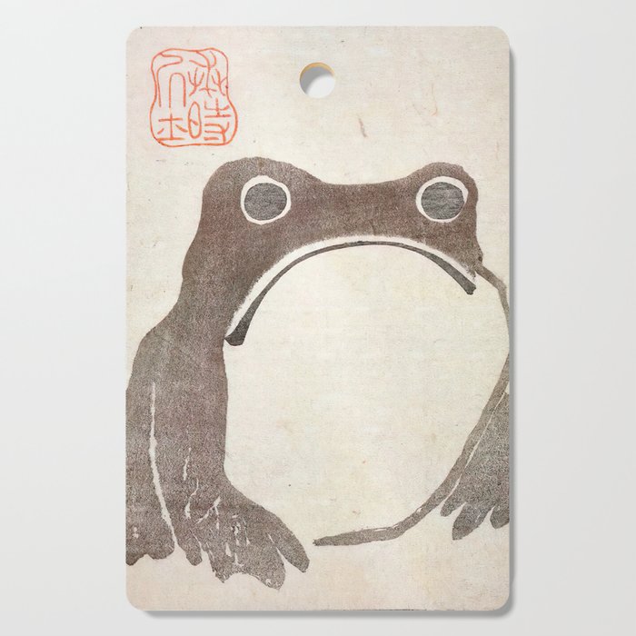 Matsumoto Hoji Grumpy Frog (1814) Cutting Board Gallery Image 1