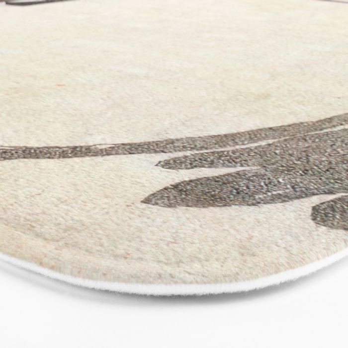 Matsumoto Hoji Grumpy Frog (1814) Bath Mat Gallery Image 3