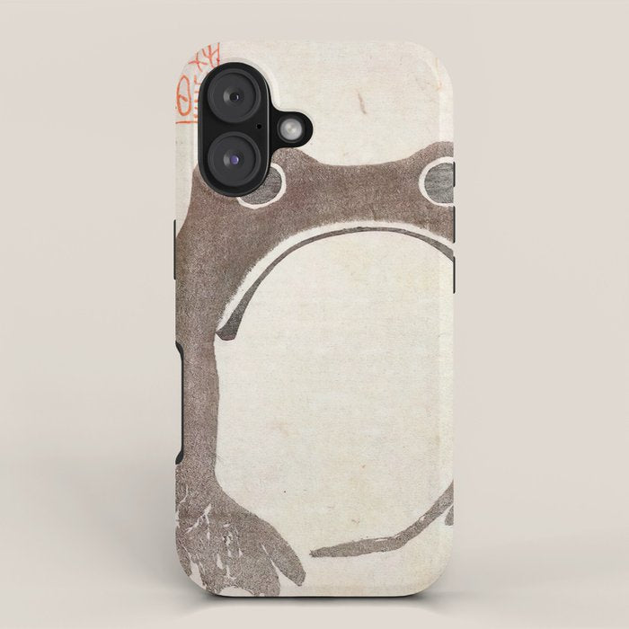 Matsumoto Hoji Grumpy Frog (1814) iPhone Case Gallery Image 1
