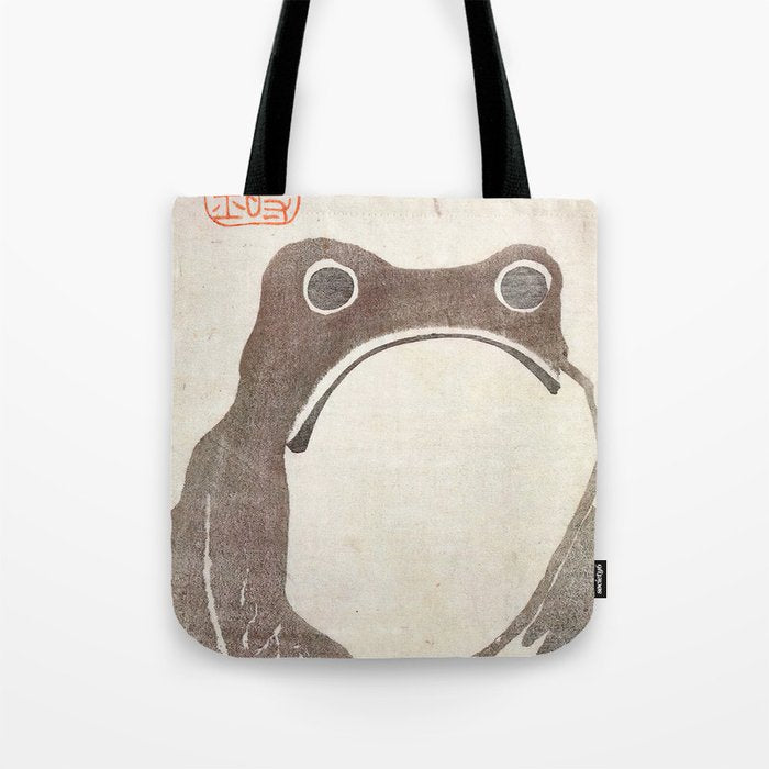 Matsumoto Hoji Grumpy Frog (1814) Tote Bag Gallery Image 1
