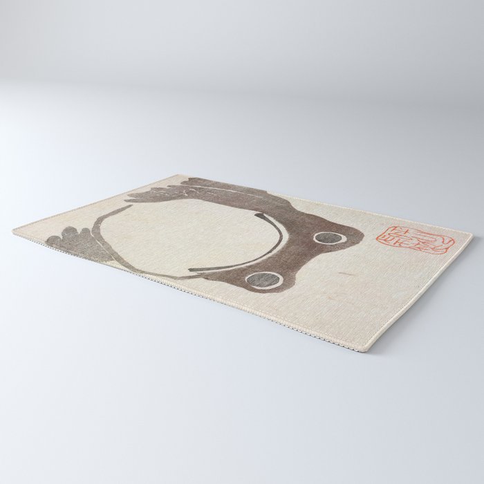 Matsumoto Hoji Grumpy Frog (1814) Rug Gallery Image 3