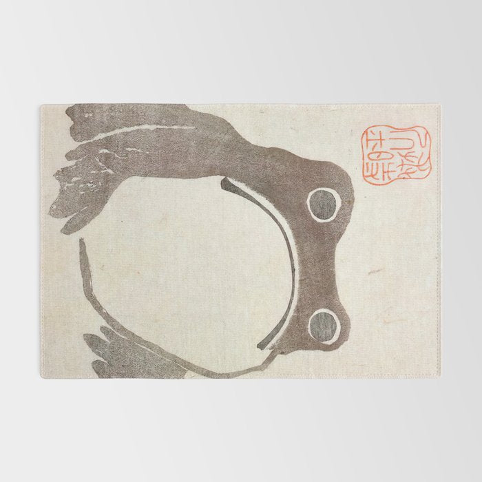 Matsumoto Hoji Grumpy Frog (1814) Rug Gallery Image 2