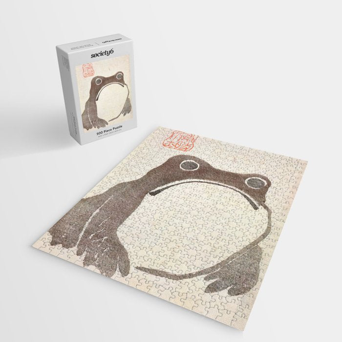Matsumoto Hoji Grumpy Frog (1814) Jigsaw Puzzle Gallery Image 2