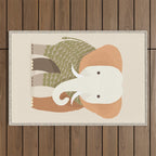 Whimsical Elephant Outdoor Rug Gallery Image 1