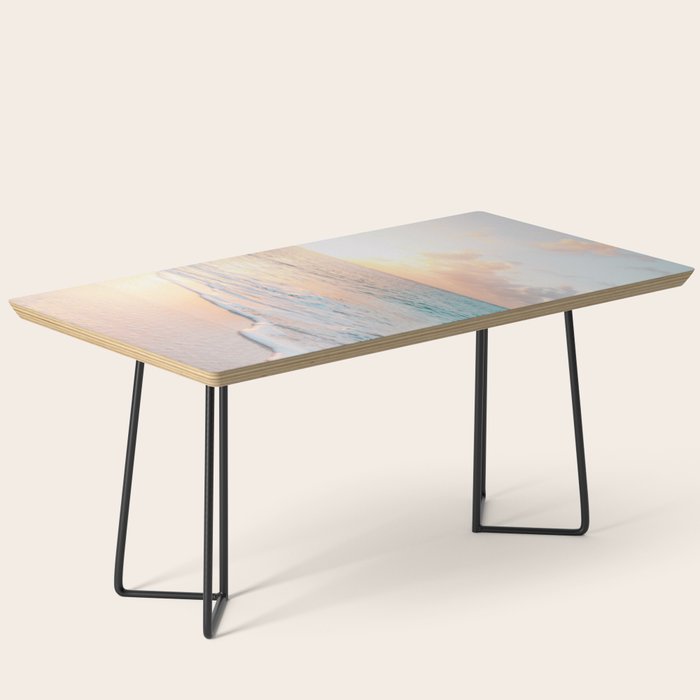 Beautiful tropical turquoise sandy beach photo Coffee Table Gallery Image 1