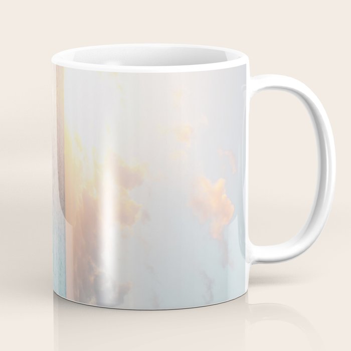 Beautiful tropical turquoise sandy beach photo Coffee Mug Gallery Image 1