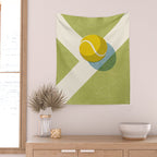 BALLS / Tennis (Grass Court) Wall Tapestry Gallery Image 2
