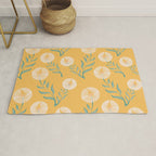 Yellow Flowers Rug Gallery Image 1
