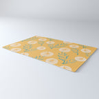 Yellow Flowers Rug Gallery Image 3