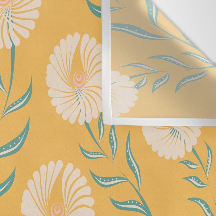 Yellow Flowers Wall Tapestry Gallery Image 3