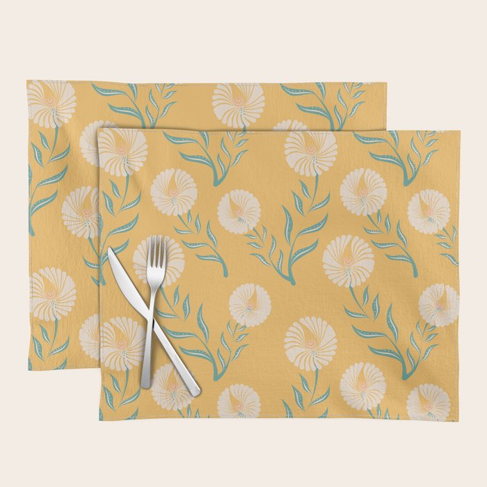 Yellow Flowers Placemat Gallery Image 1