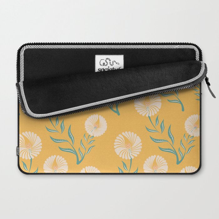 Yellow Flowers Laptop Sleeve Gallery Image 2