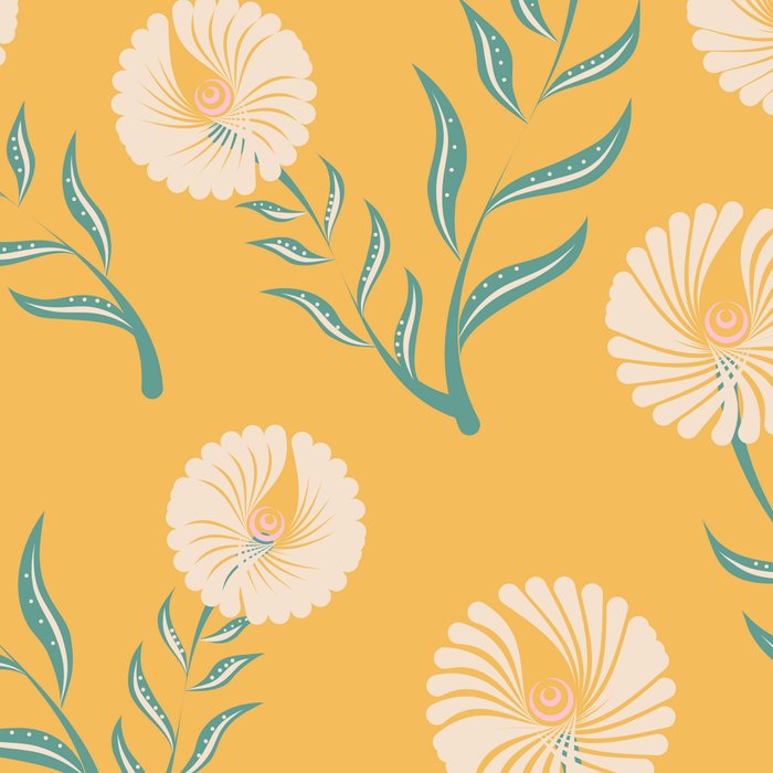 Yellow Flowers Coffee Mug Gallery Image 2