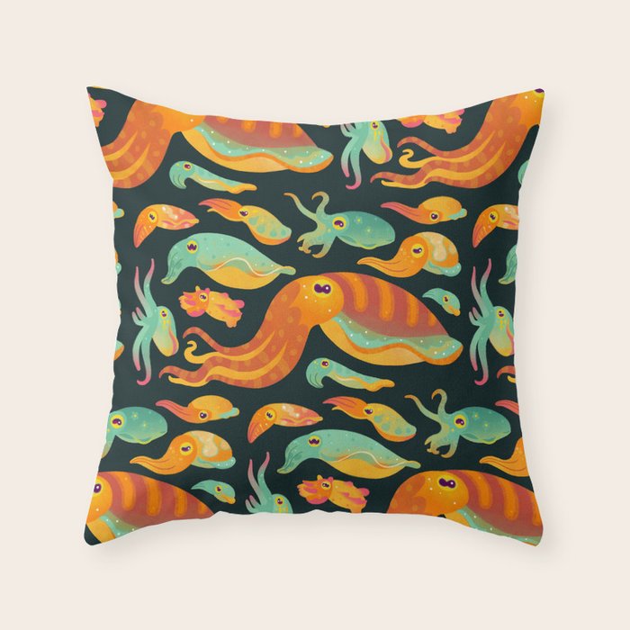 Cuttlefish Throw Pillow Gallery Image 6