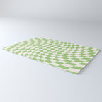 Green Checker Swirl Rug Gallery Image 3