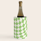 Green Checker Swirl Wine Chiller Gallery Image 3