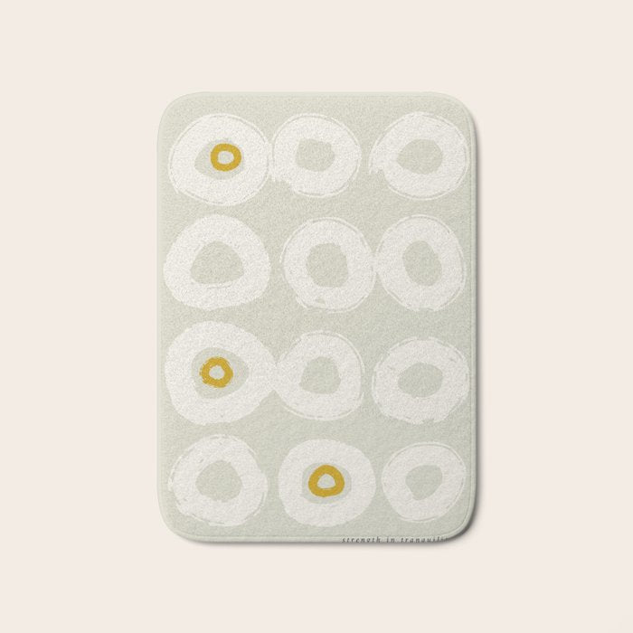 expectant iteration strength in tranquility Bath Mat Gallery Image 1