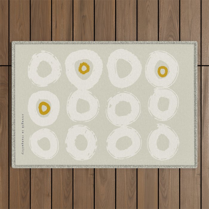 expectant iteration strength in tranquility Outdoor Rug Gallery Image 1