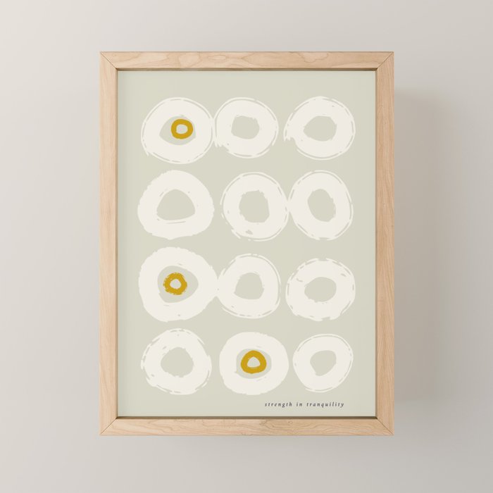 expectant iteration strength in tranquility Mini Art Print Gallery Image 1